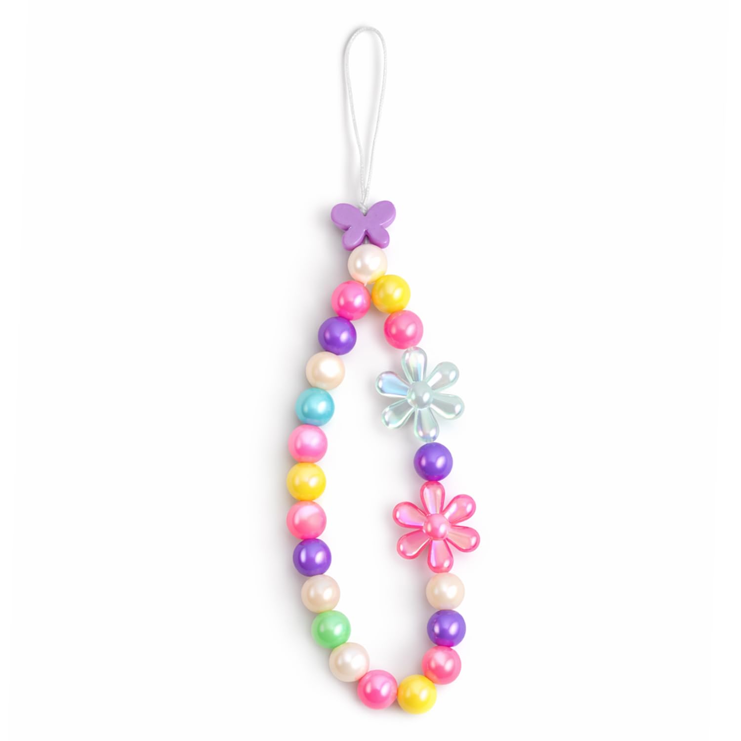 Phone Charm Strap for Mobile Case Keys Bag & Earphone Case Aesthetic Beaded Hand Strap for Girls Women Stylish Wrist Lanyard Lightweight Durable Fashion Accessory-image-48