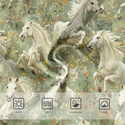 Girls Underwear Soft Cotton Horses Floral Kids Panties in Sizes 2/3t, 4t, 5t, 6 and 83