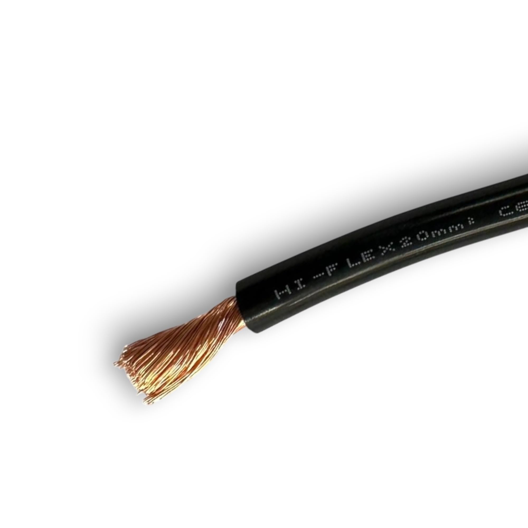 Red & Black Battery/Starter/Welding Flexible PVC Cable Wire 110/170/345 Amp 16mm 25mm 35mm by MKGT® (20mm² Black, 5 Meters) — image 1