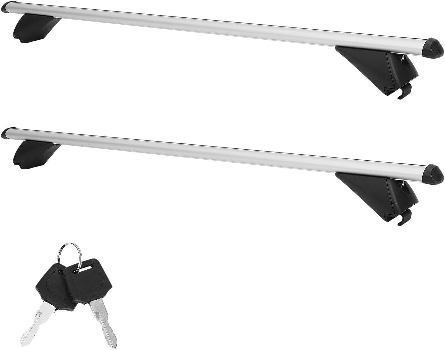 Trintion 124cm Universal Roof Rack Cross Bars keyed Locks Fully