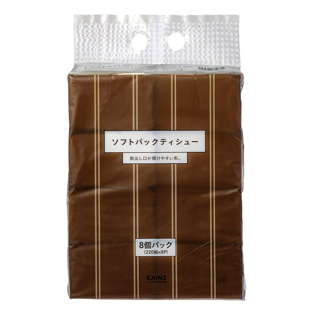 ８個ソフト Amazon.co.jp: カインズ(CAINZ) ソフトパックティッシュ 220組×8個