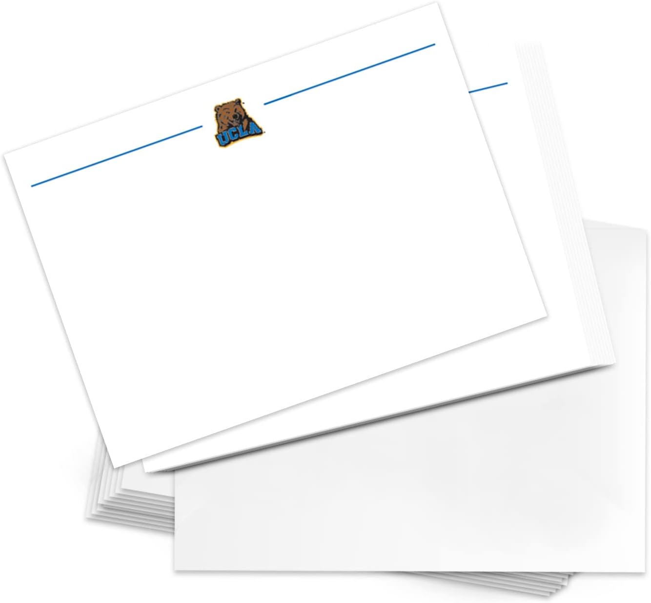Desert Cactus UCLA 10 Pack Notecards Stationery Cardstock University of California Los Angeles Bruins Includes Envelopes Memo Party Thank You (Notecard 1a)