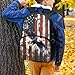 chaqlin American Flag Eagle Pattern Kids Backpack with Adjustable, Padded Straps for Girls Boys School Bag Bookbags