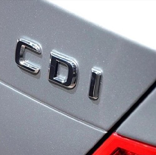 E923 CDI Badge autocollant 3D pour voiture Chromé Cover