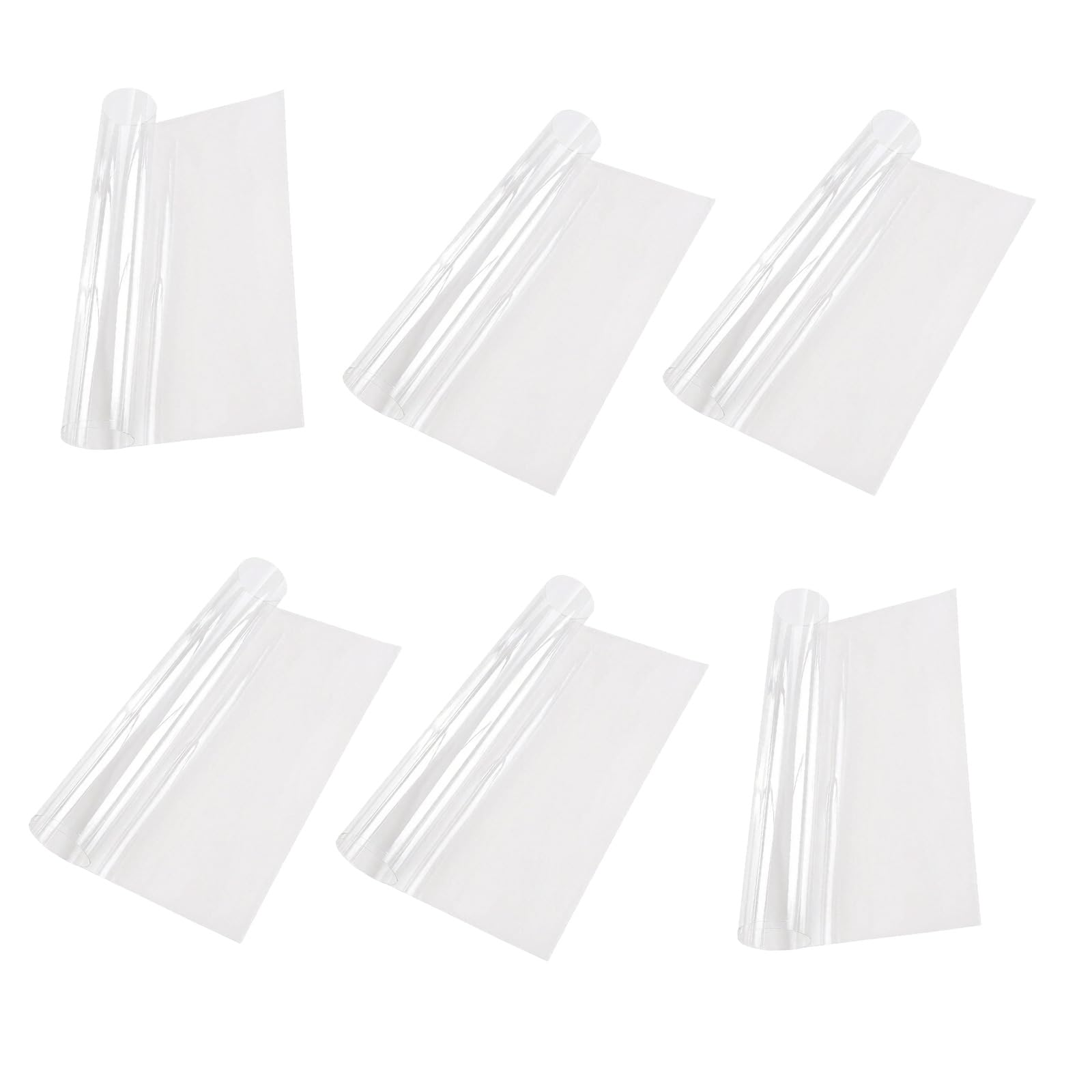Hojas de plantillas para acolchar cortables, stock transparente para planificación de patrones, uso de diseño transparente, paquete de 6, 0, 02 cm, plantilla transparente para fabricantes, hoja de de