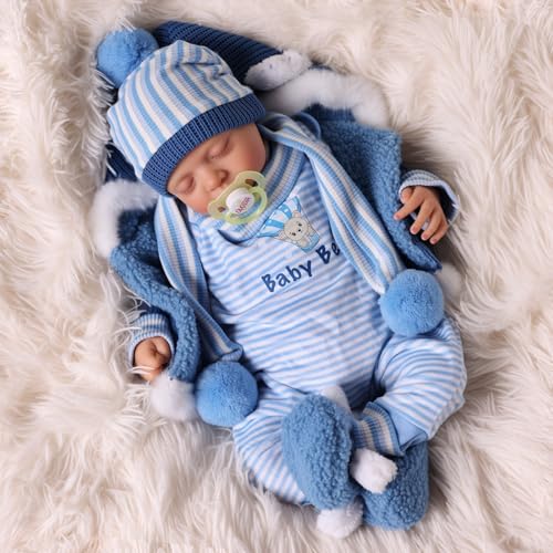 Muñeco bebé reborn realista de 20 pulgadas para niños miniatura 1