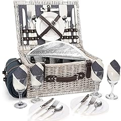 Grayish White Color for 4 Persons