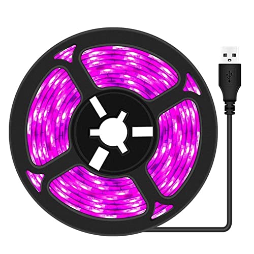 1/2/3/4/5 メートル LED フルスペクトル植物ランプ USB 5V 成長ライトストリップ防水 USB 植物花 水耕栽培 LED 温室
