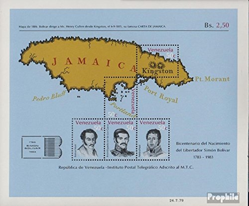 Prophila Collection Venezuela Block 24 (Completa Edizione) 1979 Bolivar venezuelano (Francobolli per i Collezionisti)