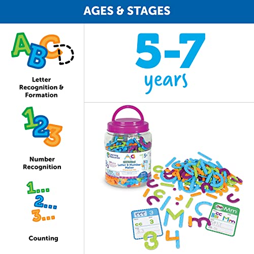 Kit de construction de lettres et chiffres Skill Builders Learning Resources pour classe - 6