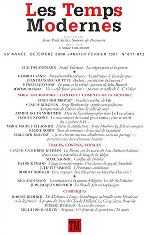 Les Temps modernes, numéro 611