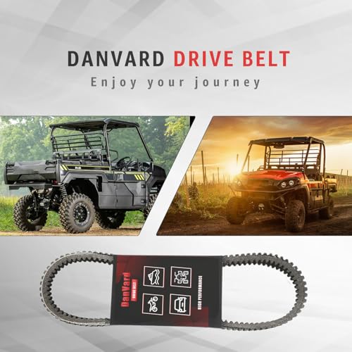 Image of 59011-0037 Drive Belt Compatible with Kawasaki Mule PRO FX DX FXT FXR DXT 2015-2024 EPS LE FE Camo KAF820 KAF1000 All Models