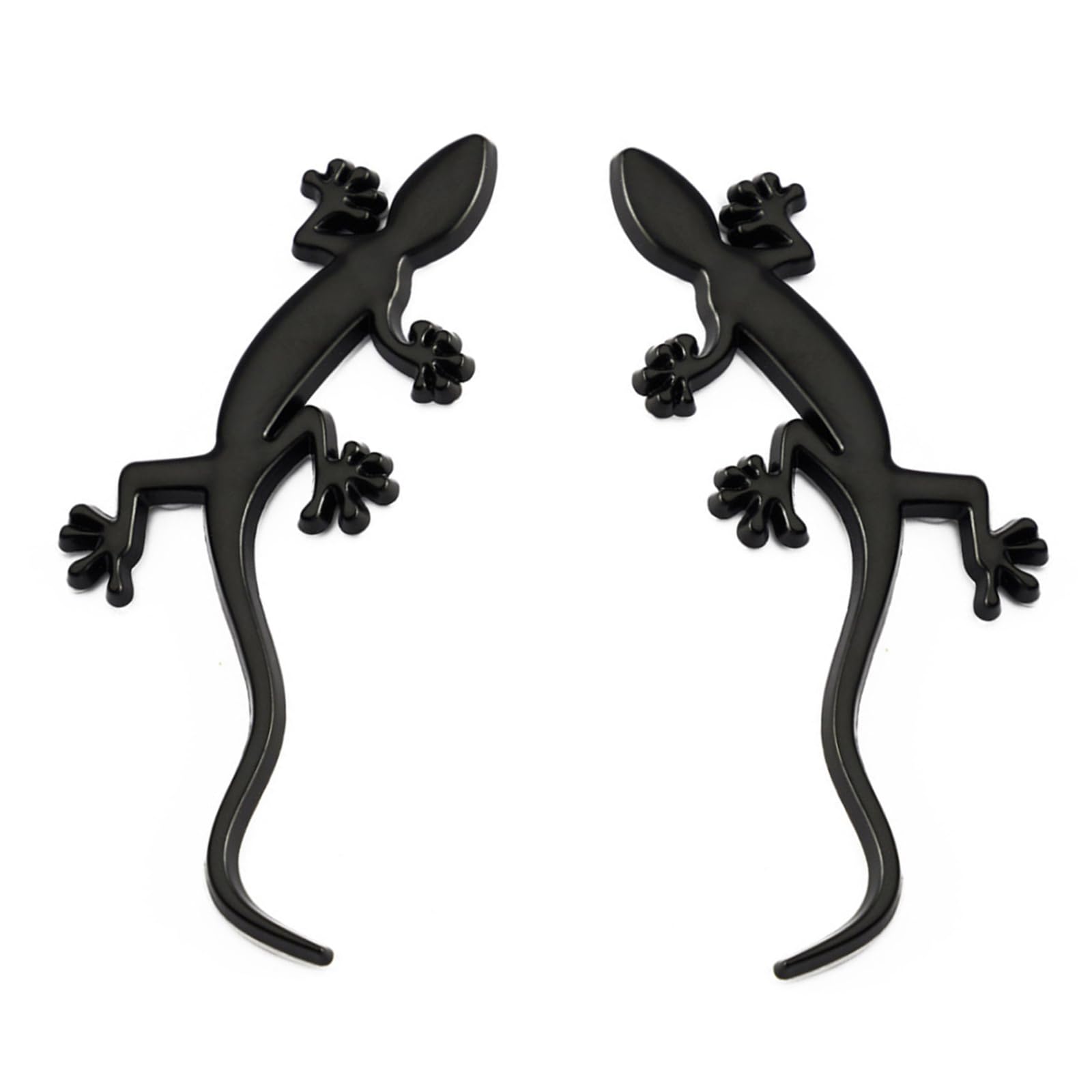 YROHGKPN Pack Of 2 3D Geckoes Car Decals Metal Auto Stickers Badges