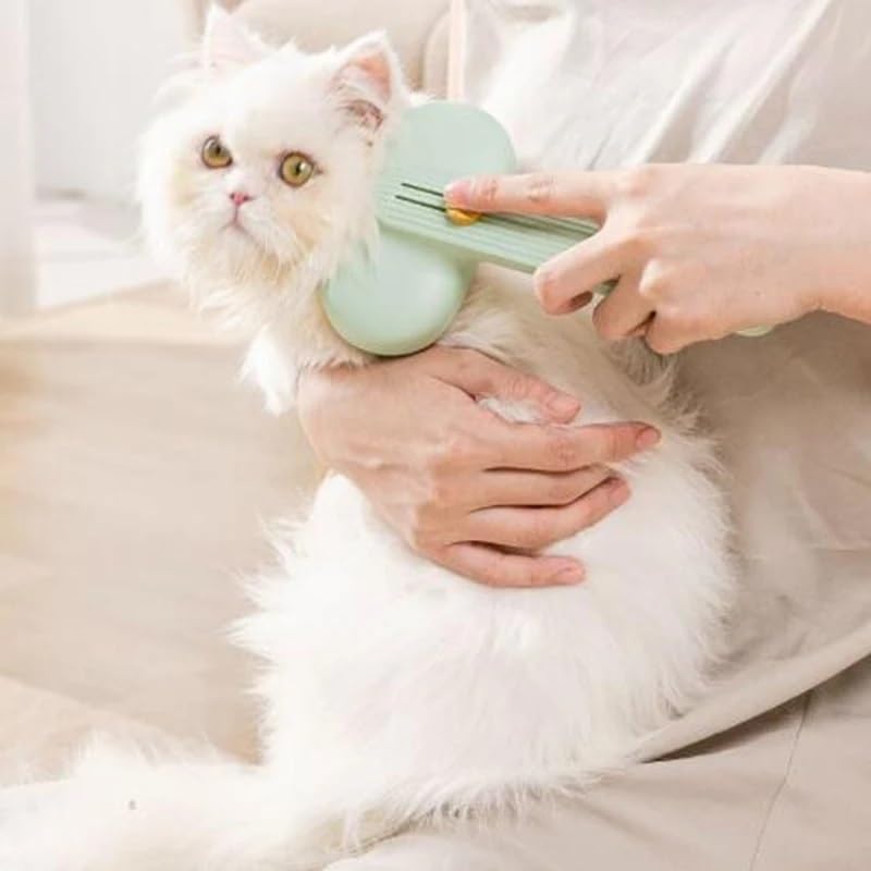 Brosse à Poils de Chien, Outil de toilettage Efficace for Un Pelage Bien entretenu, Brosse for Animaux de Compagnie, Brosse à Poils de Chien Efficace(White)
