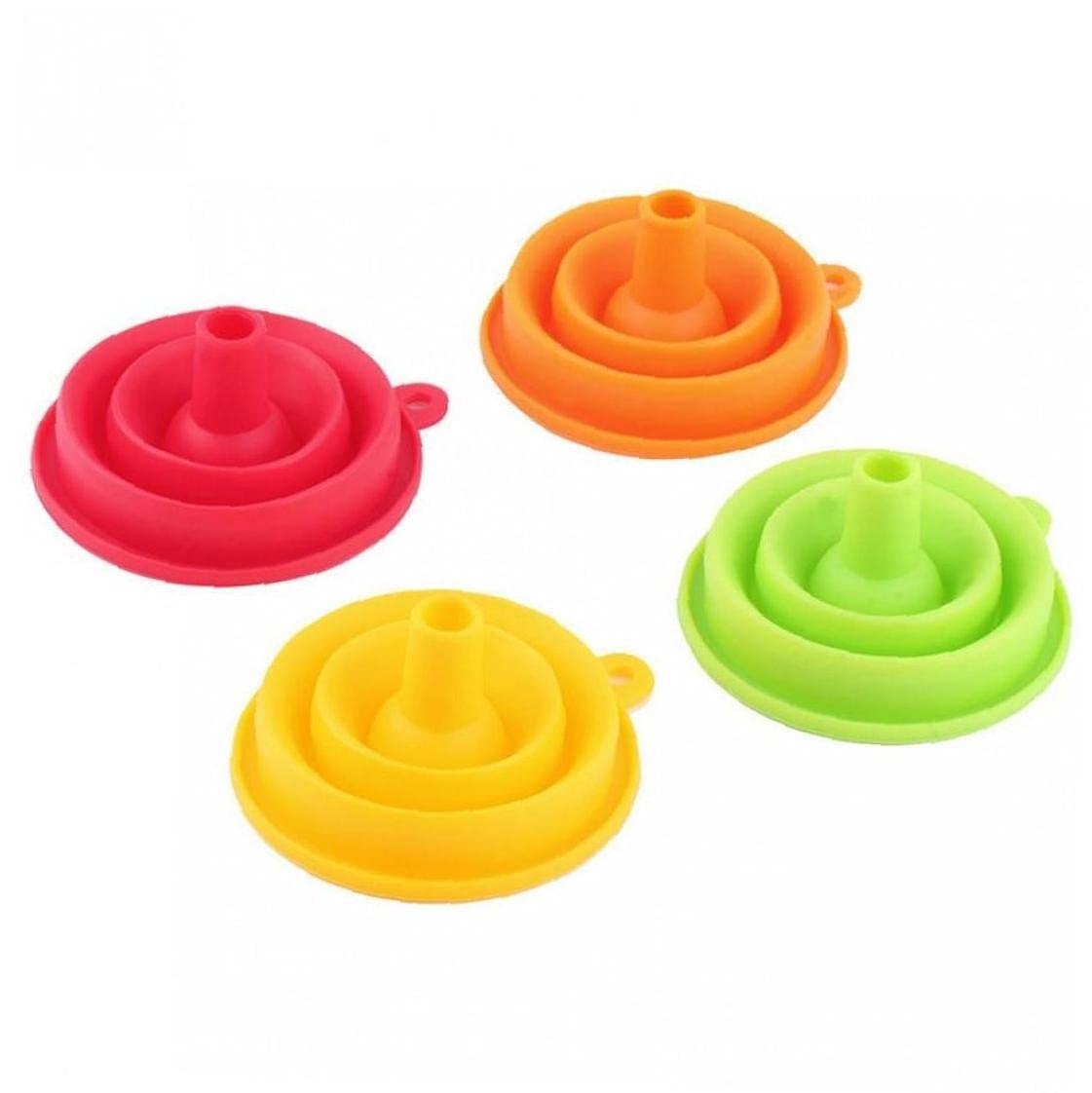Drhob Mini Silikon-Trichter Faltbar – Hitzebeständig Bis 230°C, Spülmaschinenfest (zufällige Farbe)