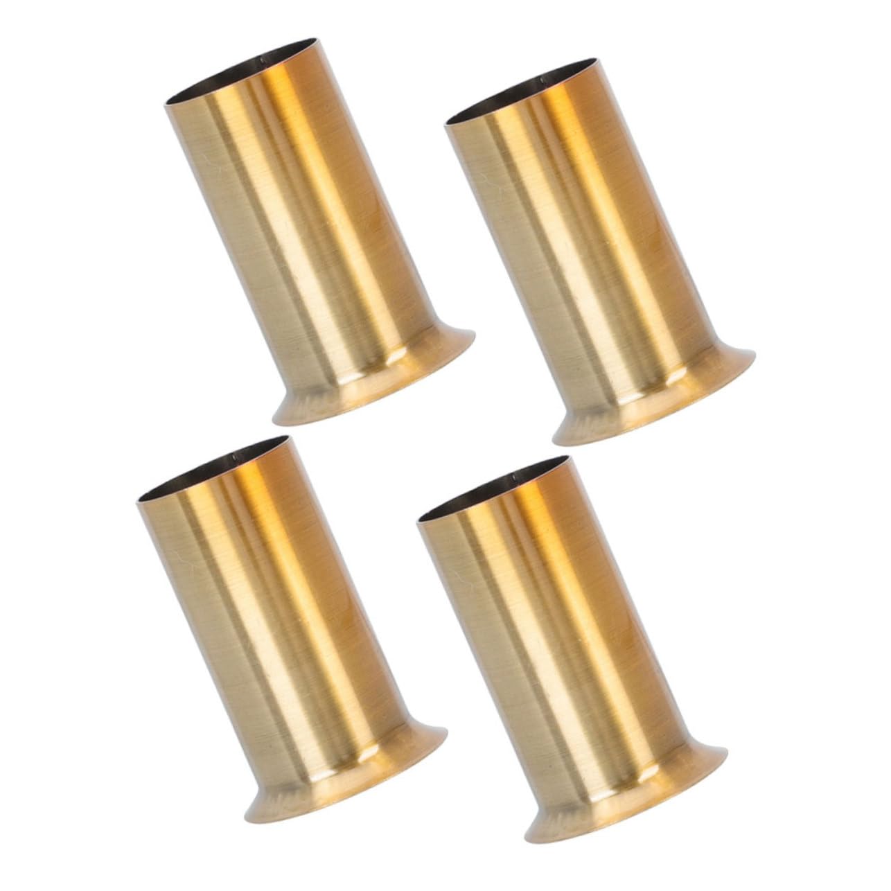 AUTSUPPL Metal Chandelier Socket Covers 4pcs Iron Candle Tube Sleeves Candle Covers for Chandeliers