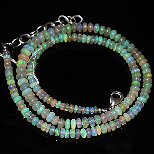 Opale éthiopienne perles rondelles 3mm 5mm pour fil collier loisirs créatifs