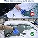 sunnilly Eiskratzer Auto Rund, 2 Stücke Auto Eiskratzer, Runder Eiskratzer,Auto Eiskratzer mit Trichter Rund 360 Grad,Magical Ice Removal Schnell Tool für Geeignet Auto SUV Van (blau)