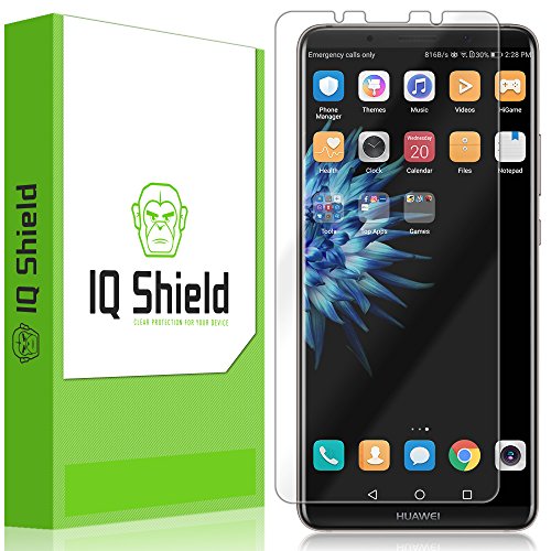 IQShield Screen Protector Compatible with Huawei Mate 10 Pro LiquidSkin Anti-Bubble Clear TPU Film