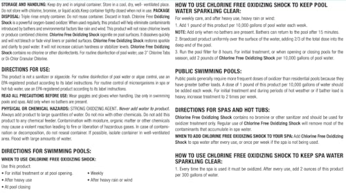 Image of Doheny's Lemon Scented Citronella Swimming Pool Shock (10 lb. Bucket)