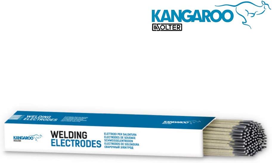KANGAROO 82907 Solter Carbon Steel Rutile Electrode, D 2mm x 5kg, Multicolor