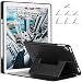 Ztotop Case for iPad Pro 12.9 with Pencil Holder, Secure Magnetic Stand Folio Case with Auto Wake/Sleep,Adjustable Angle Viewing,Soft Silicone Back Cover for Apple iPad 12.9-Inch 2017/2015, Black