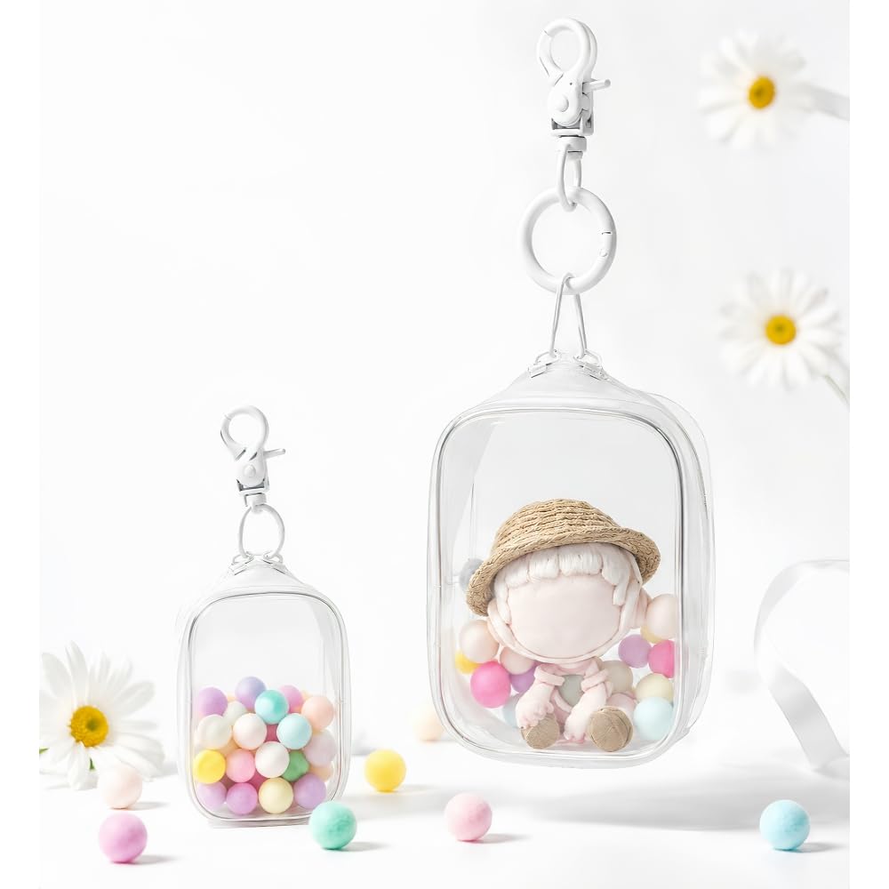 Amazon | Nimbus Co ぬいポーチ 10cmぬい対応 透明PVC 防水防塵