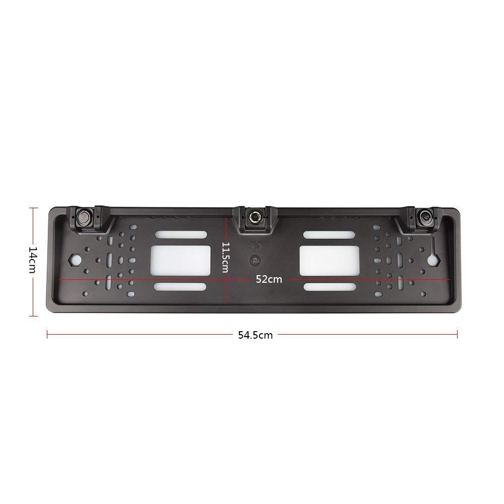 Soporte de matrícula trasera con cámara de 8 LED y sensores de aparcamiento para coche, camión, caravana, alta calidad, excelente visión nocturna