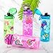 Home Tune 23oz Kids Water Drinking Bottle 2 Pack - BPA Free, Auto Push Button, Chug Lid, Carry Loop Lightweight, Leak-Proof Water Bottle Cute Design For Girls & Boys - Unicorn & Llama