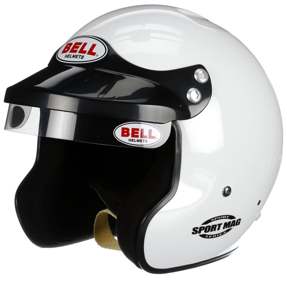Bell Racing 1426A03 SPORT MAG WHITE LARGE 60 SA2020 V.15 BRUS HELMET