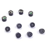 10Pcs 5V 2 Terminals Passive Electronic Alarm Buzzer Electromagnetic Beeper AC Impedance for Arduino (Pack of 10) CYT1008