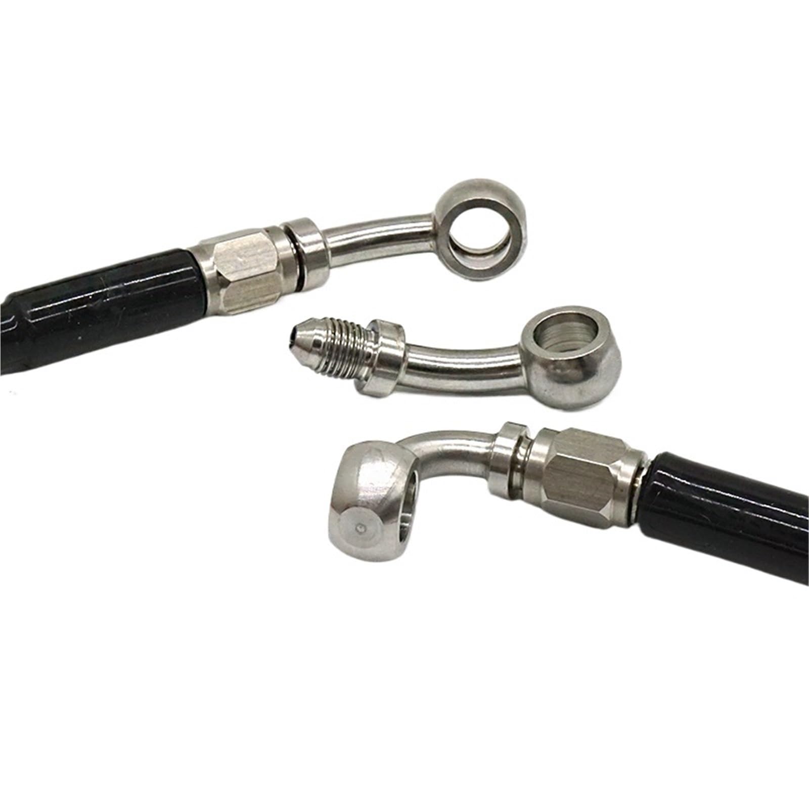 Zestaw naprawczy do linek hamulcowych Do motocykla CRF YZF WR T6 K6 BSE Z7 150-350 Przewód hamulcowy przedni i wąż Długość 1250 mm 28 90 stopni(Red)