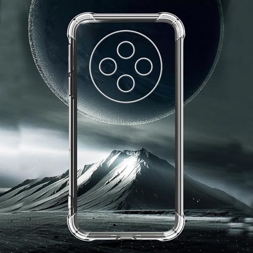 Image of REALCASE Silicone Oppo F29 5G Back Cover Case, Scratch Resistant Protective Crystal Clear Transparent Shock Proof Bumper Back Cover Case for Oppo F29 5G