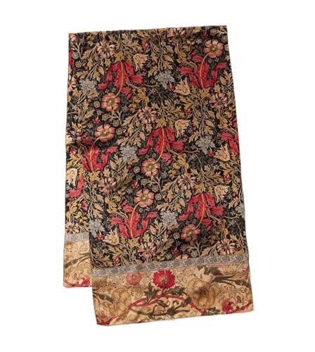 Metropolitan Museum of Art, William Morris, "Compton" Silk Oblong Scarf, Imported, 64 Inches Long2