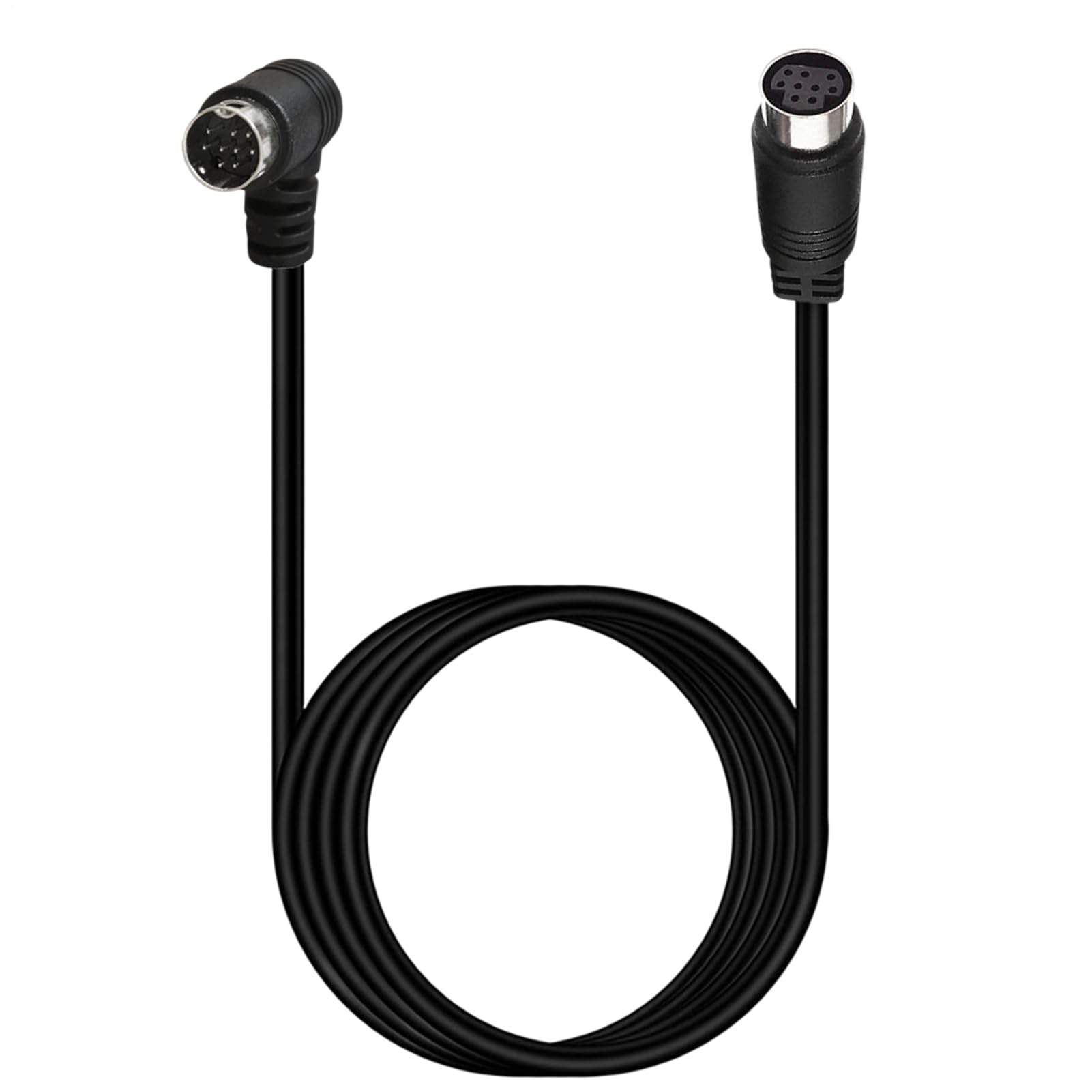 S-Video Cable - 70.8 Inch Male to Female Adapter Cable | 180cm/70.86inch Plug and Play 9-Pin DIN Cord, Connector Transfer for TV Receiver Monitor VCR