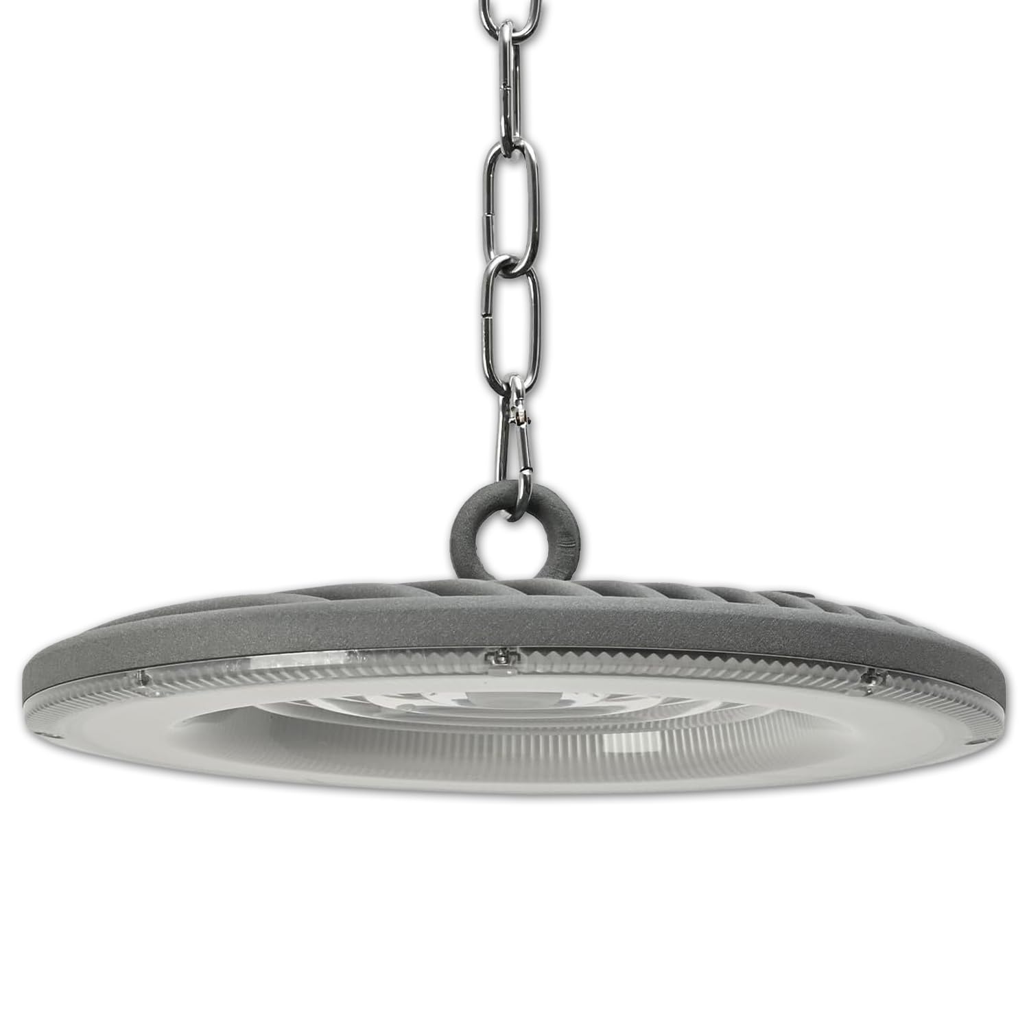 Powerstar Electricals White, Grey Led Ufo High Bay Light - 100W, 6000K Daylight White, Industrial Commercial Warehouse Lighting Fixture (100)