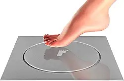 Ralo Inteligente Click 15x15 cm Inox Banheiro Veda Cheiro