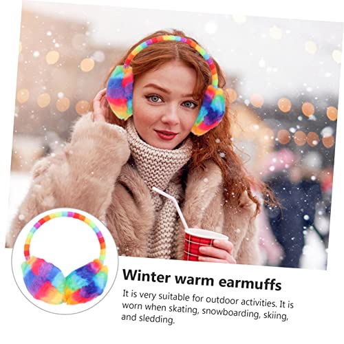 BESPORTBLE Knitted Earmuff Winter Warm Ear Cover Plush Boys and Girls Earmuffs for Outdoor Activities3