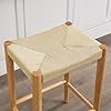 Amazon.com: Niccae 25.9-inch Woven Rope bar Stool, Made Paper Rope and ...