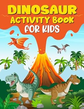 Paperback Dinosaur Activity Book For KIds Book