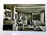 Altastenberg. " Haus Mörchen " am Kahlen Asten. Alte Ansichtskarte / Postkarte s/w, ungel. 1958. Blick in den Gastraum.