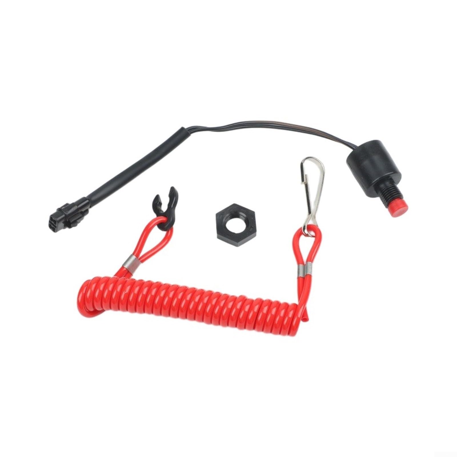 Interruptor de seguridad Tether Kill motor fueraborda 4 tiempos 8-300HP repuesto 37820 93J00