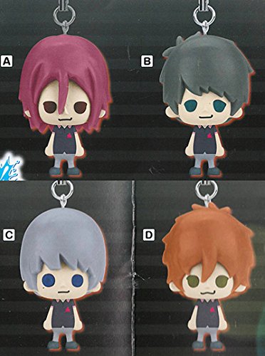 Free　鮫柄学園　松岡凛　山崎宗介　似鳥愛一郎　御子柴百太郎　京アニ限定 Amazon.co.jp: Free! Eternal Summer 1point mascot 鮫柄学園 全4種