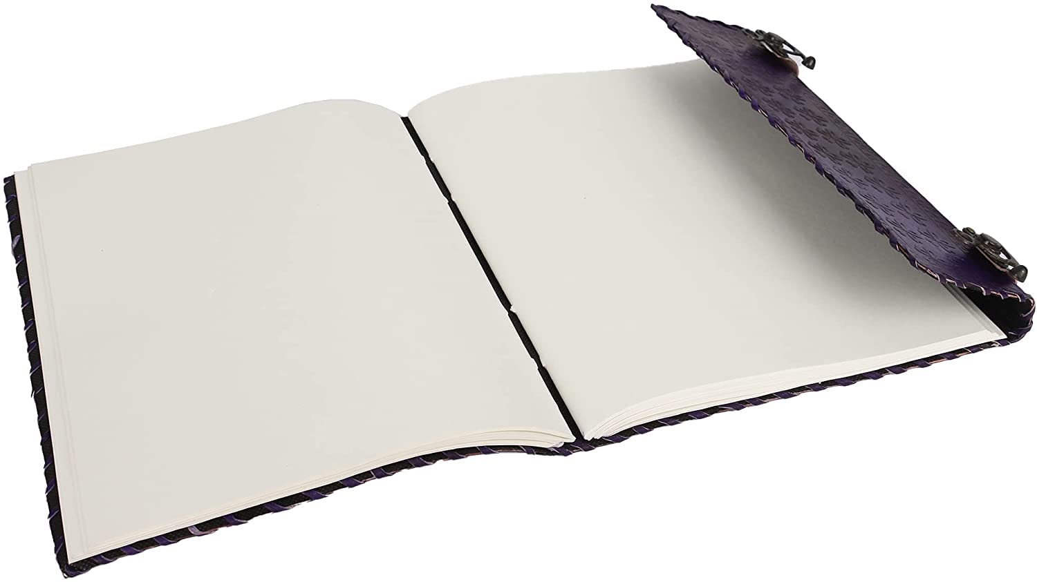 Chakra-Tagebuch, handgefertigt, riesiges Lederbindung, Tagebuch für Damen und Herren, Buch der Schatten, Tagebuch, College-Buch, Poesie, Skizze, Zauberbuch, riesiges Leder-Tagebuch (55,9 cm),