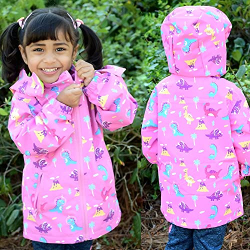 HZXVic Toddler Boys Raincoat Waterproof,Lightweight Kids Rain Poncho Jacket Windbreaker Outwear Coat2