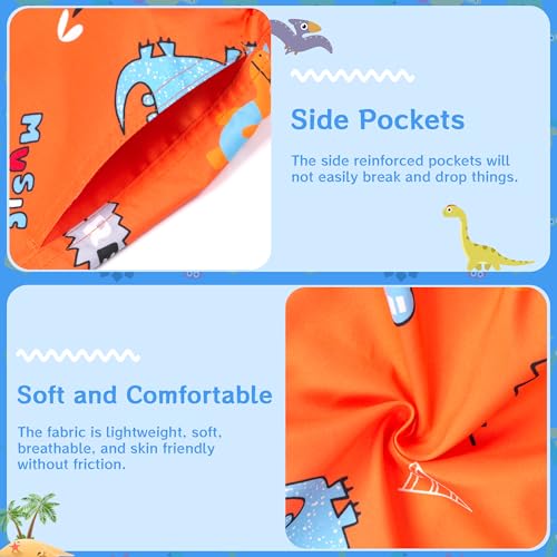 Image of Boys Swim Trunks Toddler Swim Shorts Boys Bathing Suit Kids Swimsuit-Quick Dry,for 3-12 Years