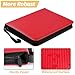 GERMUN 9 Pocket Card Binder, Premium Zip Trading Card Binder, 720 Double Sided Pocket PU Card Collection Binder, Collector Card Album, Card Folder for MTG, TCG, Sports Cards, Game Cards (Red)