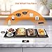 FEPPO Electric Warming Tray, 4-in-1 Food Warmers for Parties Buffet with 10 Temp Settings and Timer, 33