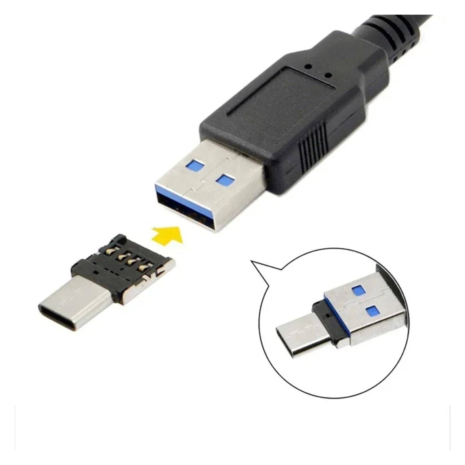 Cable adaptador USB C a USB tipo C OTG para tablet (10 unidades)