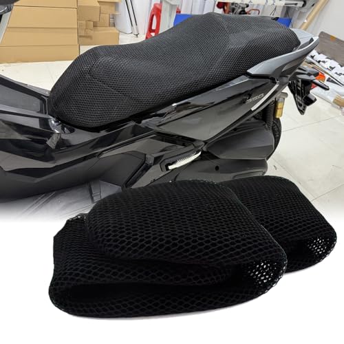 Funda para asiento de moto compatible con ADV350 XADV350 ADV 350 2021-2025 Funda para sillín de tejido de nylon